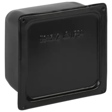 Коробка протяжная Y-995-150-150-100-54 металлическая У-995 с уплотнителем 150х150х100мм черная IP54