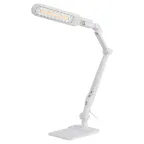 Светильник настольный светодиодный NLED-497-12W-W на струбцине и с основанием белый