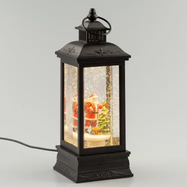 Светильник декоративный новогодний Дед Мороз, теплый белый LED, h 27,5 см, 3*АА, таймер 6 ч, IP20