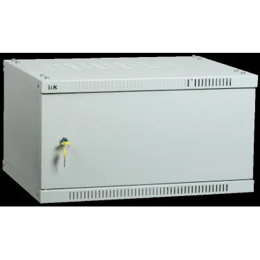 Шкаф LINEA WE 6U 550x350мм дверь металл серый