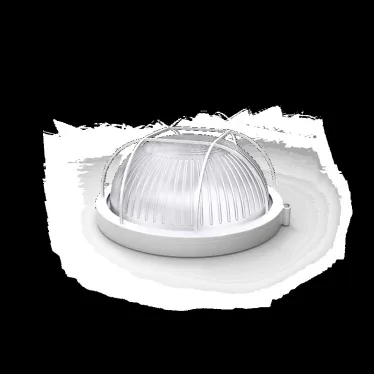 Светильник ЖКХ под лампу 1хE27 AC 220В IP54 круг D176х190мм с решеткой max 60Вт НБП Gauss