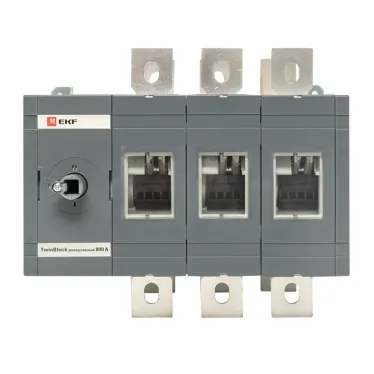 Рубильник 800A 3P реверсивный без рукоятки управления TwinBlock