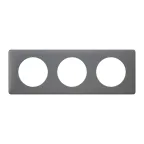 Рамка, трехпостовая, фиолетовая перкаль