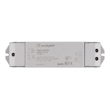 Диммер SMART-DIM105 (12-48V, 15A, TRIAC) (ARL, IP20 Пластик, 5 лет)