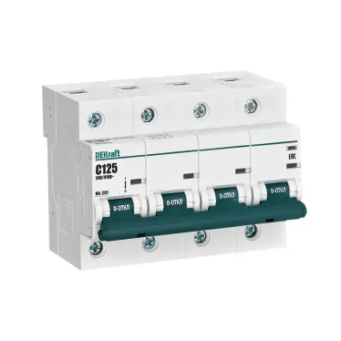Выключатель автоматический 4р 125А характеристика с ВА-201 10кА