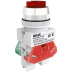 Выключатель кнопочный ВK-30 ABLFP диам. 30мм красный LED 220В