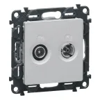 Valena LIFE Лицевая панель розетки TV-R Слоновая кость