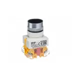 Выключатель кнопочный с фиксацией ABF d22 мм черная 220В ВK-22