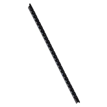 Memocab Планка маркировочная 2.3мм цифры (0) белое/черное (600шт)