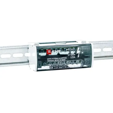 Шина нулевая в корпусе 2х11 125А