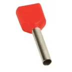 Наконечник штыревой втулочный под два провода НШвИ2 OptiKit T-Shv2-PVC- 1,5-12 (100шт)