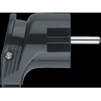 Вилка Navigator 61 363 NCA-PL04-16A-E-BL угловая с заземлением черная