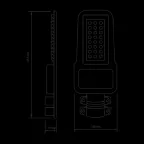 Светильник уличный консольный ДКУ 80 Вт 9600 лм 5000К AC 220В IP65 455х180х49мм широкая КСС Ш Qplus Gauss