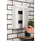 Щит распределительный ЩРН-П-24 SlimBox белая дверца IP41 PROxima