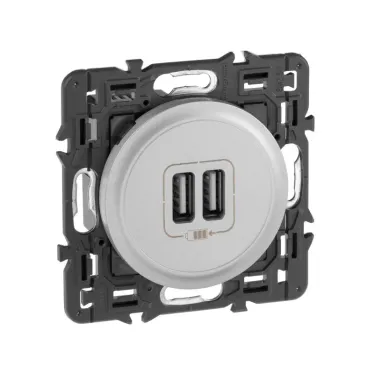 Celiane Панель лицевая розетки USB титан