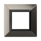 Рамка из металла, ''Avanti'', никелированная, 2 модуля