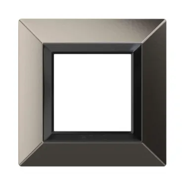 Рамка из металла, ''Avanti'', никелированная, 2 модуля