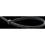 Хомут 200х4.8мм черный нейлон (100шт)