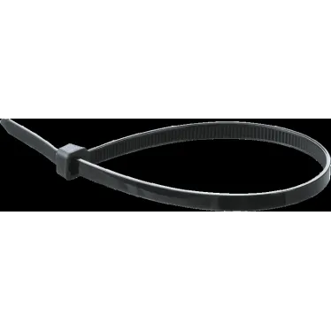 Хомут 200х4.8мм черный нейлон (100шт)