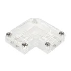 Коннектор угловой для ленты ARL-50000PV (15.5x6мм) прозрачный (ARL, пластик)