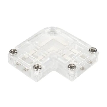 Коннектор угловой для ленты ARL-50000PV (15.5x6мм) прозрачный (ARL, пластик)