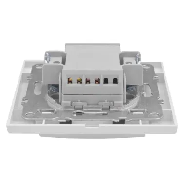 Выключатель Минск 1-клавишный СП с индикатором 10А белый