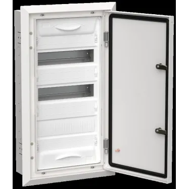 TITAN 5 Корпус металлический ЩРв-36 (1х36) 630х365х130мм IP31 белый (одна дверь)