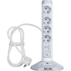 Стойка 2хUSB+microUSB+4х(2К+З)