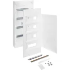 Practibox S Пластиковый щиток Навесной (ЩРн-П) 4X12 Белая дверь