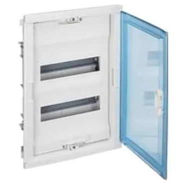 Щит ЩРв-П-28 прозрачная дверь IP40 синяя Nedbox