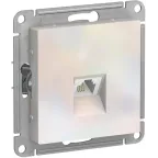 Розетка ATLASDESIGN телефонная RJ11 механизм жемчуг