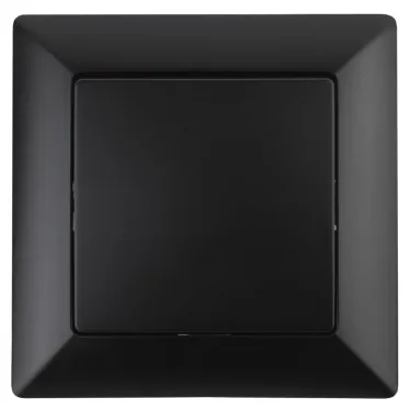 Переключатель Intro Solo 4-108-05 одноклавишный промежуточный, 10А-250В, IP20, СУ, антрацит