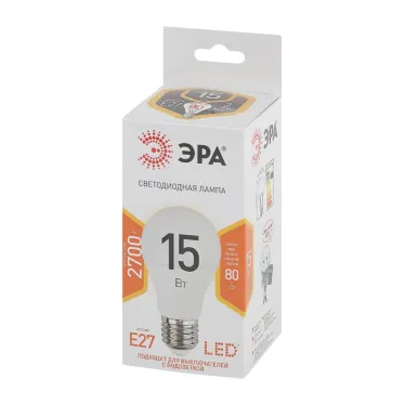 Лампа светодиодная LED A60-15W-827-E27(диод,груша,15Вт,тепл,E27)