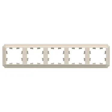 ATLASDESIGN ANTIQUE 5-постовая рамка, универсальная, БЕЖЕВЫЙ