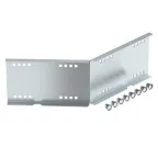 Угловой соединитель 45град., внутренний 160x500 горячий цинк