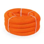 Труба гофрированная ПВХ легкая 350 Н оранжевая с/з d50 мм (15 м/660 м уп/пал)