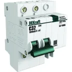 Выключатель автоматический дифференциальный (АВДТ) 2п 20А 30мА тип AC С 4.5кА ДИФ-101