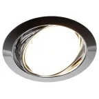 Светильник под лампу Gx53 поворотный, 220V, 13W, хром KL35 A CH /1