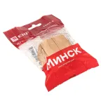 Выключатель двухклавишный ОП Минск 10А светлое дерево