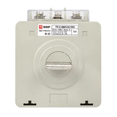 Трансформатор тока ТТЕ-A-1000/5А с клеммой напряжения класс точности 0,5S PROxima