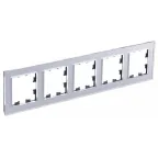 ATLASDESIGN NATURE рамка пятипостовая, ОРГАНИЧЕСКОЕ СТЕКЛО АЛЮМИНИЙ