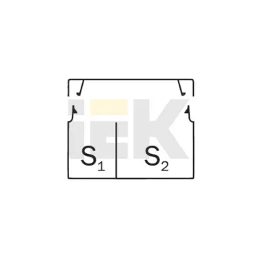 Кабель-канал 40/2х16 ЭЛЕКОР белый (30м) IEK