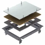 Ревизионный лючок ZES6-2 U (полиамид, серый)