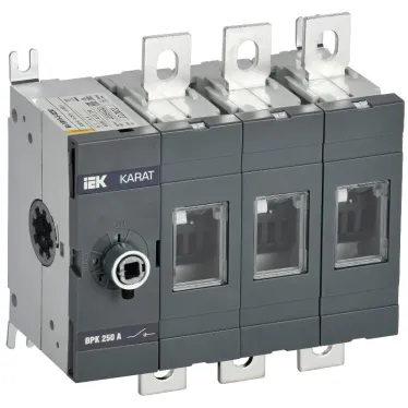 Выключатель-разъединитель ВРК без рукоятки управления 3P 250А KARAT