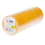 Изолента ПВХ 15мм*10м желтая (10/500/16000)
