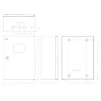 ЩМПг SIMPLE (окно)-04 IP54 (400х300x175)