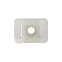 Площадка под хомуты (22x16) с монтажным отверстием М4 белая (100шт.) PROxima