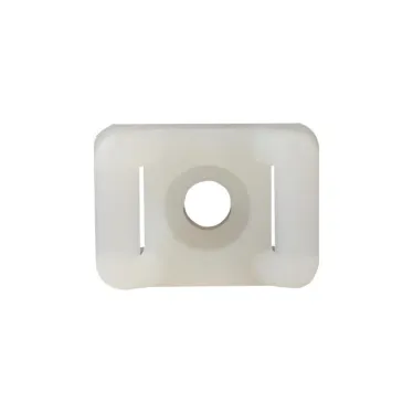 Площадка под хомуты (22x16) с монтажным отверстием М4 белая (100шт.) PROxima