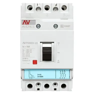 Выключатель автоматический AV POWER-1/3 16А 35кА TR