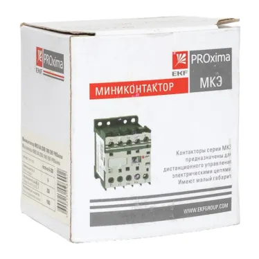 Миниконтактор МКЭ 6А 230В 1NO PROxima